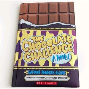 The Chocolate Challenge A Novel by Daphne Benedis-Grab Hardcover Scent Stickers